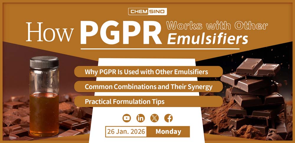 Cómo funciona PGPR con otros emulsionantes